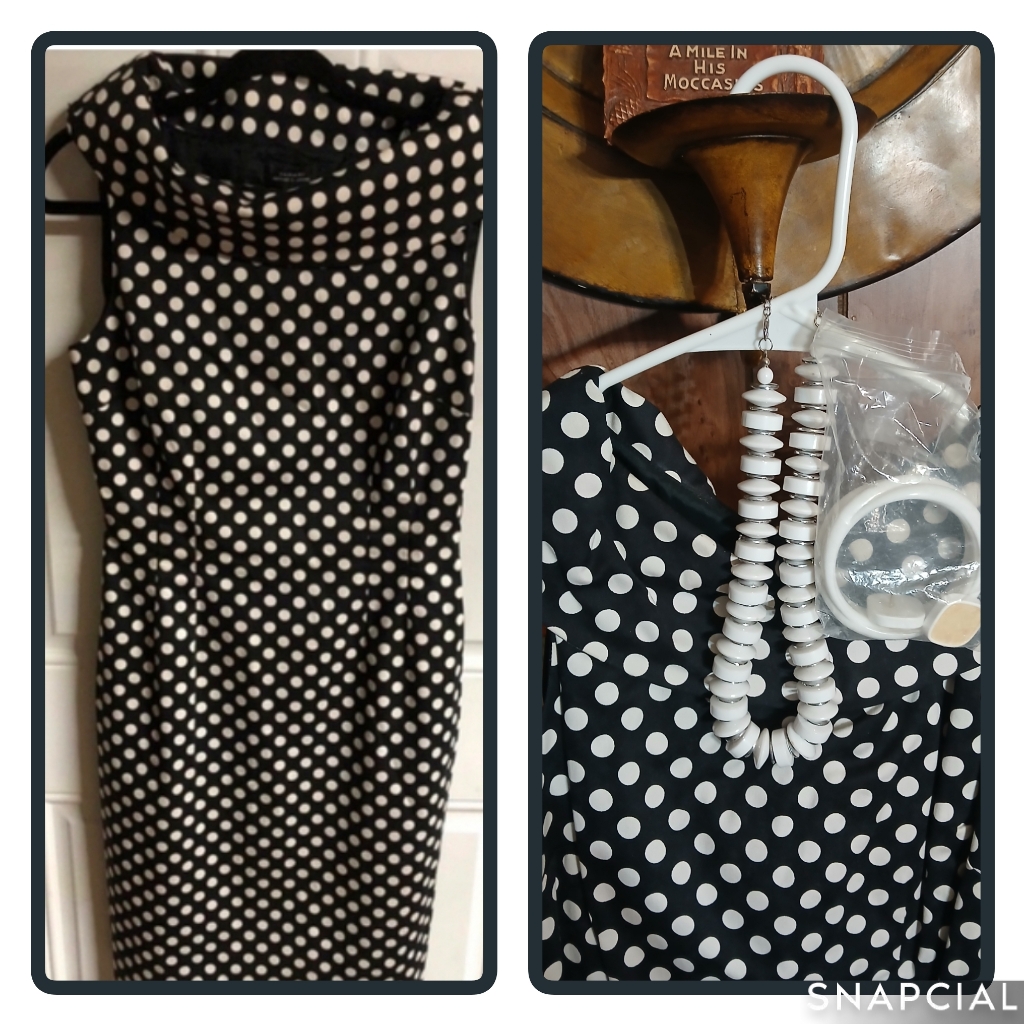 Tahari Brand Dress  Necklace Set